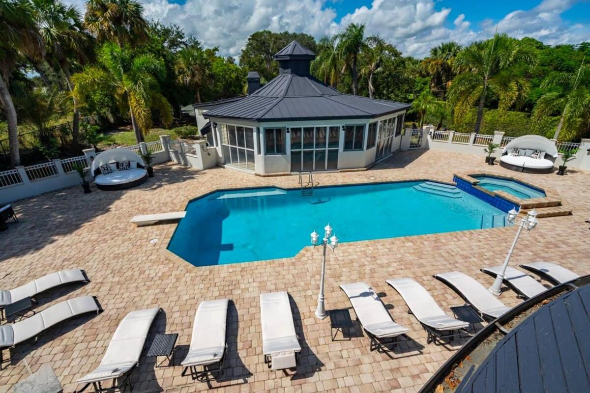 9000 Sf Waterfront Mansion Pool Boat Dock Theater Villa Fort Pierce Luaran gambar