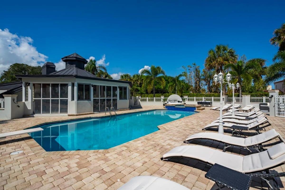 9000 Sf Waterfront Mansion Pool Boat Dock Theater Villa Fort Pierce Luaran gambar